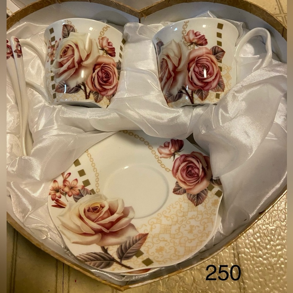 Floral china  Rose Tea Set for two